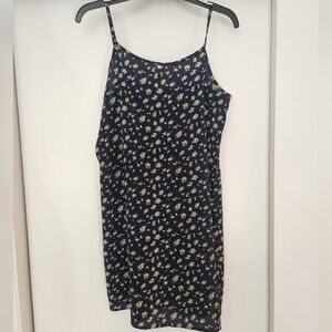 Select Clothing vintage 90's / Y2K Navy Floral Dress Medium